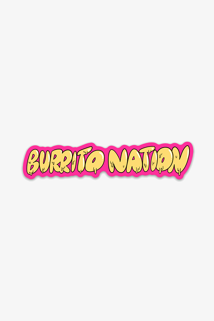 Burrito Nation Sticker